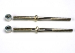 1937 Turnbuckles (54mm) (2)/ 3x6x4mm aluminum spacers (rear camber links)
