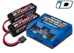 2997 Battery/charger completer pack (includes #2973 Dual iD charger (1), #2890X 6700mAh 14.8V 4-cell 25C LiPo iD® Battery (2))