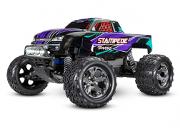 36054-61 Stampede®: 1/10 Scale Monster Truck with TQ™ 2.4GHz radio system and LED lights