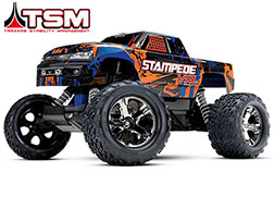 36076-4 Stampede® VXL:  1/10 Scale Monster Truck with TQi™ Traxxas Link™ Enabled 2.4GHz Radio System & Traxxas Stability Management (TSM)®