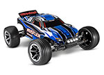 BLUE Rustler®: 1/10 Scale Stadium Truck with TQ™ 2.4 GHz radio system and LED lights