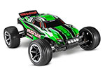 GREEN Rustler®: 1/10 Scale Stadium Truck with TQ™ 2.4 GHz radio system and LED lights