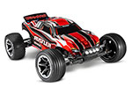 RED Rustler®: 1/10 Scale Stadium Truck with TQ™ 2.4 GHz radio system and LED lights