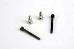 3742 Shoulder screws, steering bellcranks (3x30mm cap-head machine) (2)/ draglink shoulder screws (chrome) (2)
