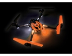 Orange LaTrax® Alias®: Quad Rotor Helicopter. Ready-To-Fly with 2.4GHz radio system, 650mAh LiPo battery, and single USB-powered charger.