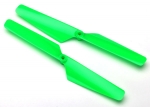 6631 Rotor blade set, green (2)/ 1.6x5mm BCS (2) 