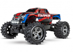 67054-61 Stampede® 4X4: 1/10-scale 4WD Monster Truck with TQ™ 2.4GHz radio system and LED lights