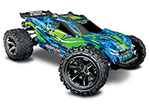 GREEN Rustler® 4X4 VXL:  1/10 Scale Stadium Truck with TQi™ Traxxas Link™ Enabled 2.4GHz Radio System & Traxxas Stability Management (TSM)®