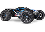 BLUE E-Revo® VXL Brushless:  1/10 Scale 4WD Brushless Electric Monster Truck with TQi™ 2.4GHz Traxxas Link™ Enabled Radio System and Traxxas Stability Management (TSM)®