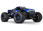 BLUE Maxx®: 1/10 Scale 4WD Brushless Electric Monster Truck with TQi™ Traxxas Link™ Enabled 2.4GHz Radio System & Traxxas Stability Management (TSM)®