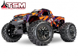 90076-4 Hoss® 4X4 VXL: 1/10 Scale Monster Truck with TQi™ Traxxas Link™ Enabled 2.4GHz Radio System & Traxxas Stability Management (TSM)®