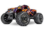 Orange & Purple Hoss® 4X4 VXL: 1/10 Scale Monster Truck with TQi™ Traxxas Link™ Enabled 2.4GHz Radio System & Traxxas Stability Management (TSM)®