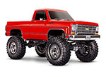 RED TRX-4® Scale and Trail® Crawler with 1979 Chevrolet® K10 Truck Body:  4WD Electric Truck with TQi™ Traxxas Link™ Enabled 2.4GHz Radio System