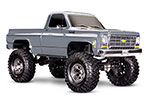 SILVER TRX-4® Scale and Trail® Crawler with 1979 Chevrolet® K10 Truck Body:  4WD Electric Truck with TQi™ Traxxas Link™ Enabled 2.4GHz Radio System
