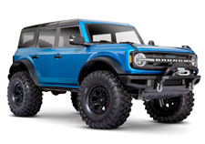 TRX-4 - 2021 Ford Bronco (#92076-4) Front Three-Quarter View (Velocity Blue)