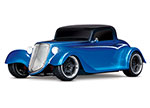 Blue Fade Factory Five '33 Hot Rod Coupe:  1/10 Scale AWD Custom Car with TQ™ 2.4GHz radio system