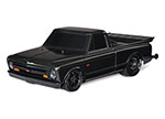 Midnight Black Drag Slash with 1967 Chevrolet® C10 Truck Body:  1/10 Scale 2WD Drag Racing Truck with TQi™ Traxxas Link™ Enabled 2.4GHz Radio System & Traxxas Stability Management (TSM)®