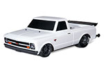 Diamond White Drag Slash with 1967 Chevrolet® C10 Truck Body:  1/10 Scale 2WD Drag Racing Truck with TQi™ Traxxas Link™ Enabled 2.4GHz Radio System & Traxxas Stability Management (TSM)®
