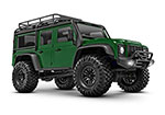 GREEN TRX-4M™ Scale and Trail® Crawler with Land Rover® Defender® Body: 1/18-Scale 4WD Electric Truck with TQ 2.4GHz Radio System