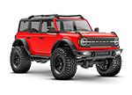 RED TRX-4M™ Scale and Trail® Crawler with Ford® Bronco® Body: 1/18-Scale 4WD Electric Truck with TQ 2.4GHz Radio System