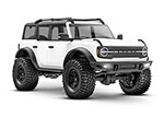 WHITE TRX-4M™ Scale and Trail® Crawler with Ford® Bronco® Body: 1/18-Scale 4WD Electric Truck with TQ 2.4GHz Radio System